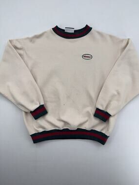 Vintage VCC Club Collection Glidden Cream Crewneck Sweatshirt Size Medium In USA